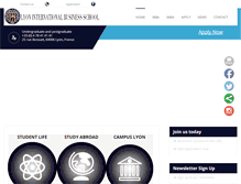 Tablet Screenshot of lyon-business-school.com